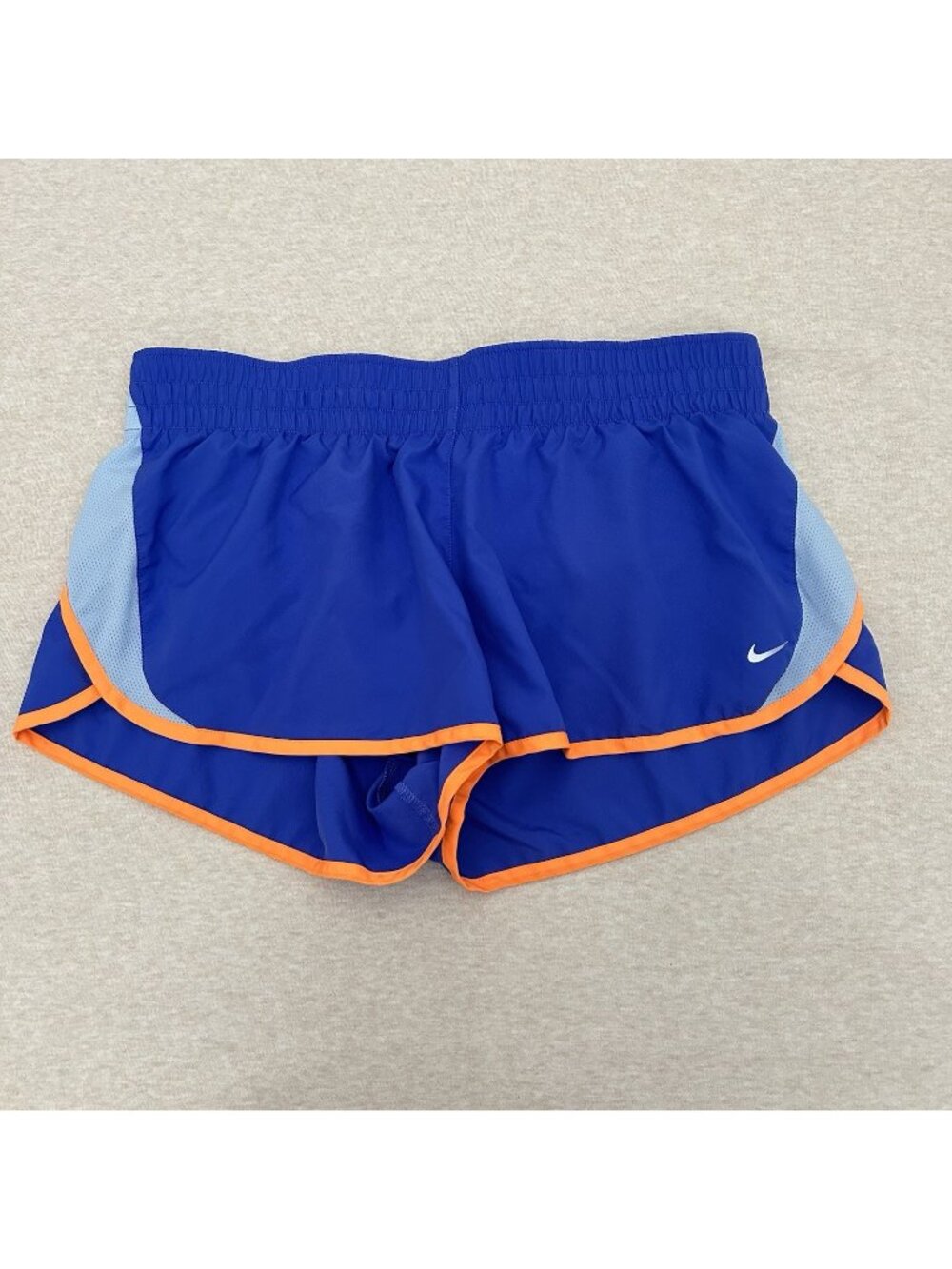 Nike Dri-Fit Running Shorts Women's Size XL Blue Hight Rise Polyester Athletic